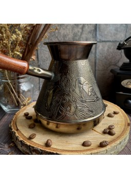 Турка для кофе медная “Русский дух”, 750 мл