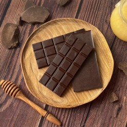 Домашний шоколад на меду, классический горький, 72% какао