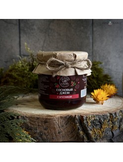 Сосновый джем с брусникой, 200 мл