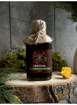 Сосновый сироп со специями и мятой "Сбитень", 100мл