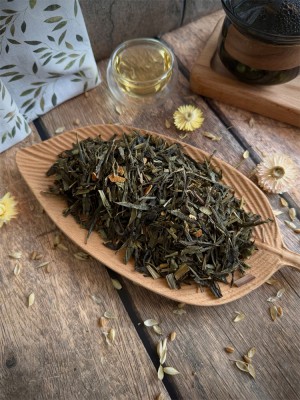 Зеленый чай с имбирем