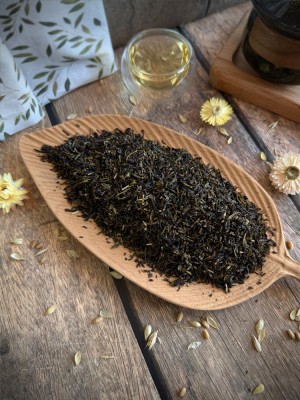 Зелёный чай с мятой