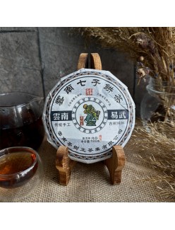 Шу Пуэр "Чайные деревья с горы И У", фабрика Ча Шу Ван, 2018 год