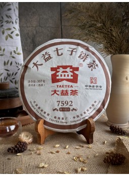 Шу Пуэр рецептура 7592, чайная марка TaeTea, Мэнхай